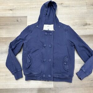 Anthropologie Allihop Sherpa lined hooded jacket Small Cozy Cottage